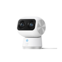 Säkerhets-IP-kamera 8MP roterande 360° 128GB CMOS H.265 plast vit för inomhusövervakning med tvåvägsljud 1