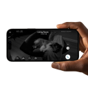 Säkerhets-IP-kamera 8MP roterande 360° 128GB CMOS H.265 plast vit för inomhusövervakning med tvåvägsljud 2