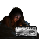 Säkerhets IP-kamera med rörelse- och ljuddetektion 4MP HD infraröd nattvision beige svängbar kamera med intercom för hemlarm 2