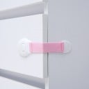 Säkerhetslås för lådor och skåp mot öppning av barn Set med 10 st Flexibelt nylonband med ändpluggar av plast ABS 22 x 5 cm 3