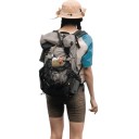 Σακίδιο ταξιδιού BISINNA 70 x 24 x 16 cm 25 l + ανώτερη αποθήκη 10 l Υπερβολικά ελαφρύ επεκτάσιμο σακίδιο Νάιλον 5