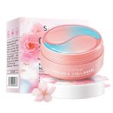 Sakura Collagen Hydrating Stramning Eye Masks Reducerer mørke rande og poser under øjnene Nærende anti-rynke pleje 60 stk/pakke 2
