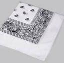 Šál bandana na hlavu aj na krk Klasický vzor paisley 100% bavlna Štvorcový rozmer 55 x 55 cm Univerzálny módny doplnok na každý deň 1