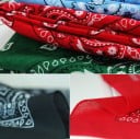Šál bandana na hlavu aj na krk Klasický vzor paisley 100% bavlna Štvorcový rozmer 55 x 55 cm Univerzálny módny doplnok na každý deň 7