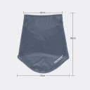 Șal Ice Silk pentru față, guler, mască sportivă, prindere pe urechi, pescuit, ciclism, alergare, drumeție, vânătoare, nylon, plasă 30x24x20cm 3
