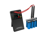Saldatrice a punti portatile SWM-10 manuale a batteria 5000 mAh 1200 A max 0,25 mm 1,8 pollici display LCD nero per saldatura di lamiere e batterie 2