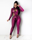 Salopetă din piele sexy pentru femei B866 2
