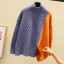 Salopetă tricotată combinată pentru femei 5