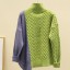 Salopetă tricotată combinată pentru femei 2