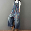 Salopette in denim da donna A2896 1