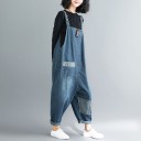 Salopette in denim da donna A2923 2