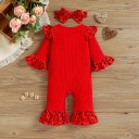 Salopette pour bébé fille avec bandeau T2710 4