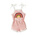 Salopette pour fille avec arc-en-ciel 3