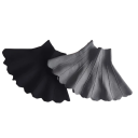 Salsa de menina Unicolor com fundo ondulado Acima do joelho Acrílico Salsa leve e elegante para uso diário 3