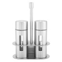 Salt and Pepper Shaker Set in Stand 2