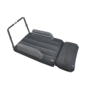 Saltea gonflabilă pentru copii 95 x 48 cm PVC Design ergonomic Curea ajustabilă Bloc lateral dublu 10 cm Pătuț de călătorie pentru mașină 2