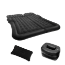 Saltea gonflabilă pentru mașină 170 x 120 cm Neagră PVC + strat de fleece Cu pompă și perne Saltea de călătorie cu suport și sac de depozitare 2