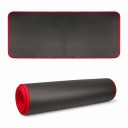 Saltea groasă pentru exerciții 183 x 61 cm grosime 10 mm cu suprafață nervurată și margini căptușite pentru pilates, yoga, stretching 4