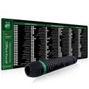 Saltea pentru mouse și tastatură 900x300x2mm cu un rezumat al scurtăturilor pentru Excel neagră verde pentru birou și muncă 1
