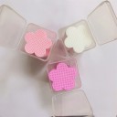Salviette di cotone a forma di fiore per rimuovere lo smalto Ossidante per unghie Strumento per pulire lo smalto senza pelucchi 200 pz 2