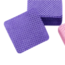 Salviette quadrate in cotone senza fibre per rimuovere lo smalto per unghie Strumento per la pulizia dello smalto senza pelucchi Rimuovi smalto per unghie 200 pz 2