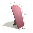 Sametenen standaard voor kettingen 32 × 20 × 14 cm roze fluweel presentatie standaard voor sieraden tafel display voor kettingen 2