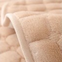 Sametöverdrag för soffa halkfritt 110 x 110 cm flanell och plysch rutigt quiltat överdrag för soffor och soffor i vardagsrummet 36