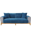 Sametowy pokrowiec na sofę Kratka pikowana 90 x 240 cm Pluszowy flanelowy antypoślizgowy Prany w pralce Na sofę i kanapę do salonu 23