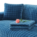 Samettinen sohvatyyny Ruudullinen liukumaton 70 x 180 cm Pehmeä flanelli konepestävä Sohvalle olohuoneeseen 21