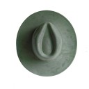 Sammetscylinder 55–58 cm Bred brätte 9,5 cm Retro elegantisk hatt polyester bomull Festkostymcylinder karneval historisk stil 4