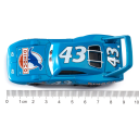 Samochód zabawkowy ze stopu metali 1:55 Disney Pixar Cars 3 Dinoco 43 The King Metal Race Car Model Szczegółowy pojazd zabawkowy dla dzieci Kolekcjonerski 3
