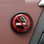 Samolepka do auta zákaz kouření 4