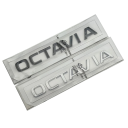 Samolepka logo Octavia Znak na zadní kufr Emblém písmena různé barvy Dekorace Octavia 1 2 3 4 A5 A7 MK3 Auto doplněk 2