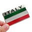 Samolepka na auto s vlajkou Itálie 2