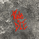 Samolepka na rám kola 5,6 x 8 cm Ride or Die Odolná nálepka na kolo Stylový motiv Cyklistické doplňky Výzdoba rámu kola 7