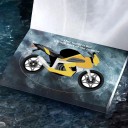 Samolepky dopravních vozidel a příslušenství 8 ks barevné archy s autem, sanitkou, taxi a policií pro děti 3