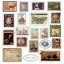 Samolepky poštové známky 50 ks 3