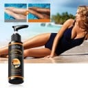 Samoopalovací olej s pumpičkou bez šmouh rychleschnoucí 100 ml v lahvičce pro přirozený bronzový odstín pokožky těla 2
