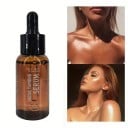 Samoopalovací sérum na obličej a tělo 30 ml Hydratační pšeničný bronzer s dihydroxyacetonem a hyaluronátem sodným Pro přirozené opálení 2