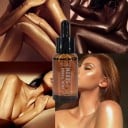 Samoopalovací sérum na obličej a tělo 30 ml Hydratační pšeničný bronzer s dihydroxyacetonem a hyaluronátem sodným Pro přirozené opálení 6