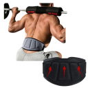 Samosvorný nylonový pás vel. XXL pro obvod pasu 109–124 cm, vzpěračský opasek 15 cm na powerlifting, silový trénink a vzpírání 8
