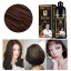 Șampon pentru vopsea de păr permanentă Șampon pentru vopsea de păr cu esență naturală de ghimbir Culoare naturală de păr pentru acoperire gri 500ml 4