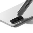 Samsung Galaxy A55:n suojaava lasi näytölle ja kameralle Kovuus 9H 0,33 mm Kestävä karkaistu lasi 2,5D Sormenjälkiä estävä Yhteensopiva suojakuoren 2