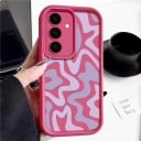 Samsung Galaxy S24 FE - Suojakuori Raitakuviolla Vahvat reunat ja aukko kameralle Materiaali: silikoni Puhelimen suojakuori 9