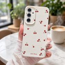 Samsung Galaxy S25 Ultra - Kirsikkakuosisuojus, silikoninen suojakuori kameran suojalla, päivittäiseen käyttöön 3