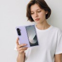 Samsung Galaxy Z Fold 7 Tok Tenký műanyag borítás Két részes tok összecsukható telefonhoz Hátsó és kamera védelem Mindennapi használatra 23