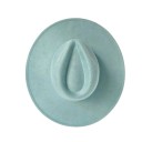 Samsydd cylinder 55–58 cm Bred brätte 9,5 cm Elegantisk hatt av polyester och bomull Stilig retro cylinder för festkostymhatt 9