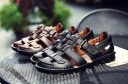 Sandales à lanières en cuir pour hommes 8