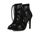 Sandales à talons pour femmes avec lacets 2