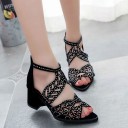 Sandales de luxe pour femmes avec des pierres 2